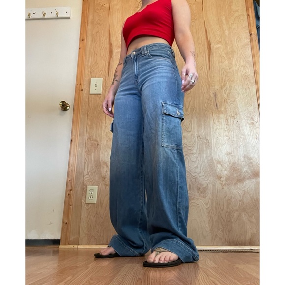 American Eagle Outfitters Denim - American Eagle Outfitters Women's Straight Leg Blue Jeans